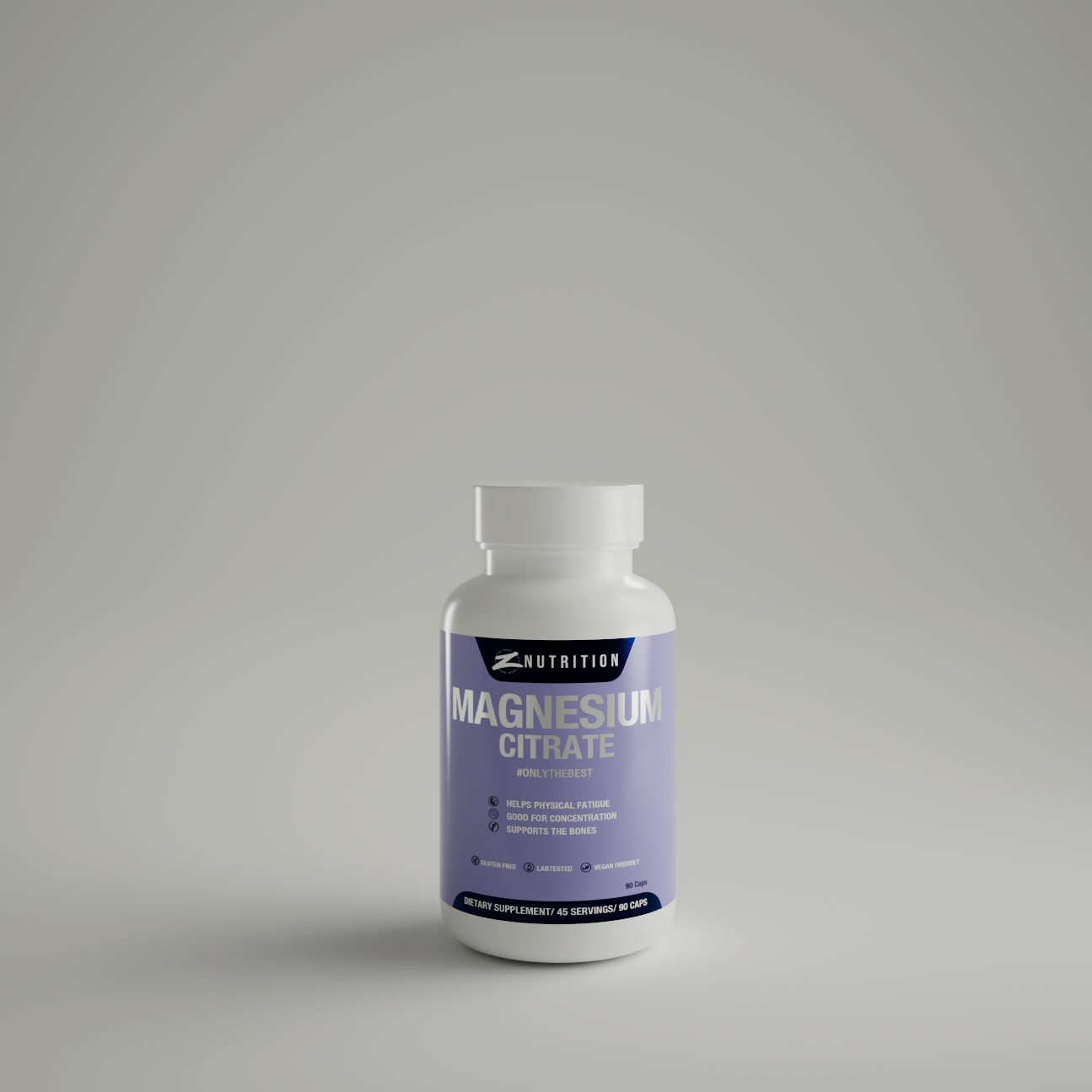 Magnesiumcitrat (90 Kapseln)