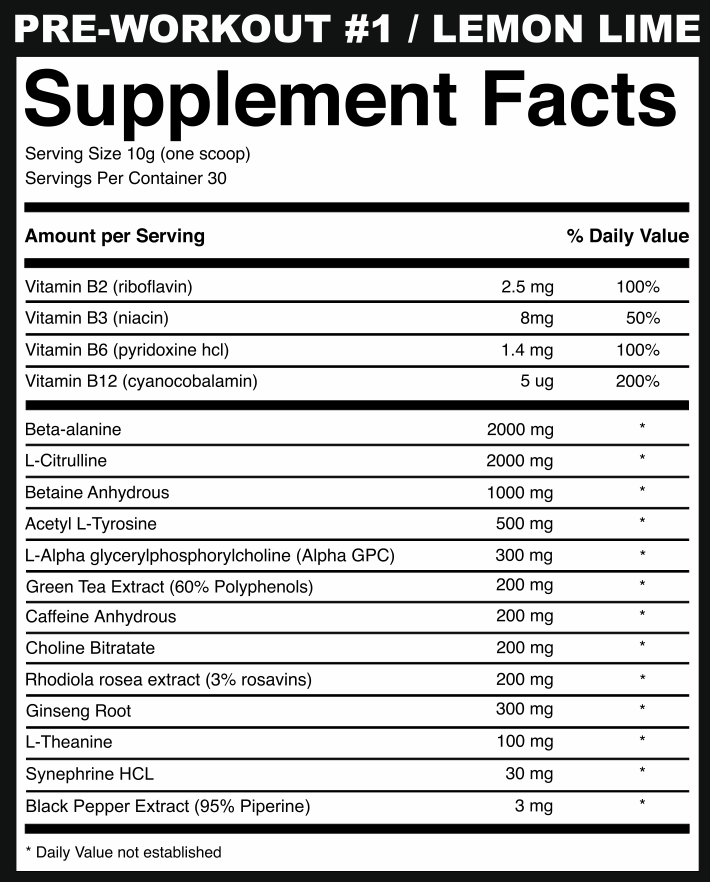 ZNUTRITION GORILLA BOOST PRE-WORKOUT ZITRONE-LIMETTE (300G)