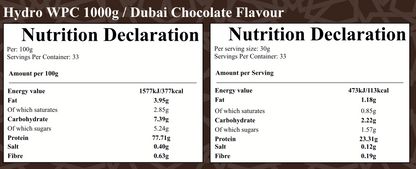 Z-NUTRITION HYDRO WHEY DUBAI DELIGHT FLAVOR (1000G)
