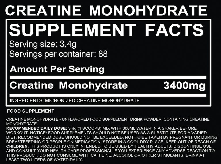 Z-NUTRITION PURE MICRONIZED CREATINE