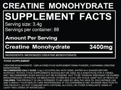 Z-NUTRITION PURE MICRONIZED CREATINE